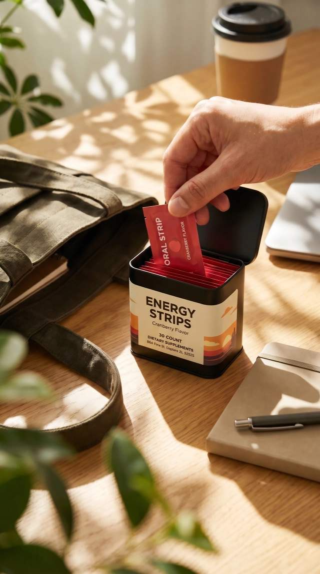 Sustained focus for the deep-work block. L-theanine takes the edge off.