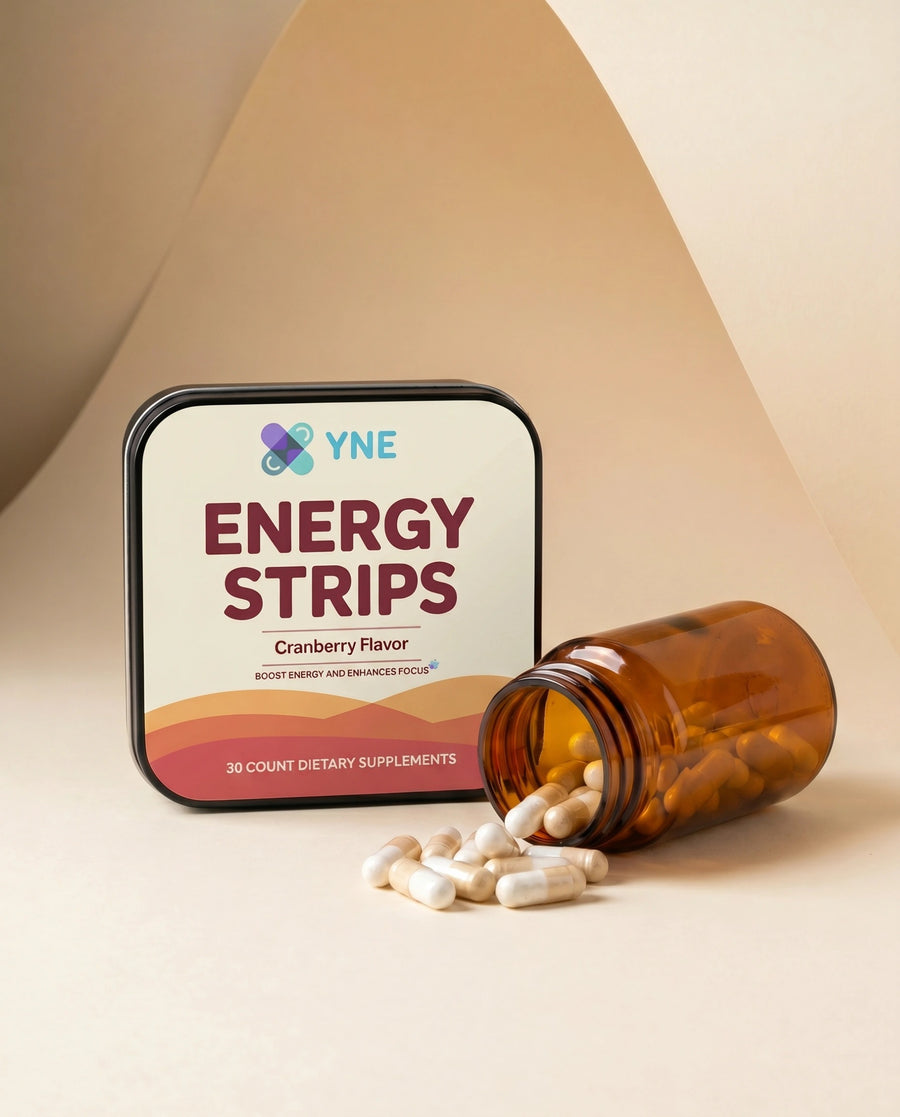 Pouring a Xyne Energy strip from the tin