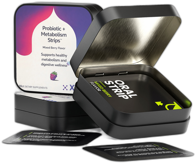XYNE Probiotic tin angle