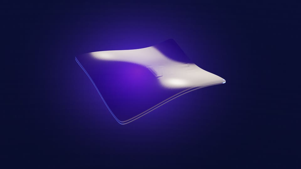 A rendering of one strip going from whole to gone.